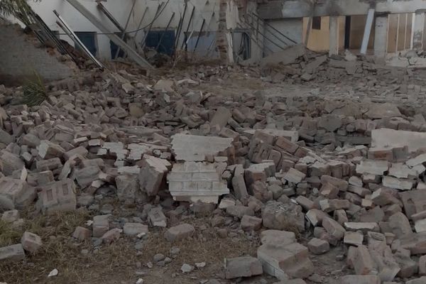 شمالي وزیرستان کې د یوه ښوونځي ودانۍ په بمونو الوځول شوې ده