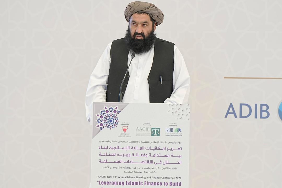 طالب چارواکي په بحرین کې په یوه غونډه کې د «زکات او خیرات» پر اهمیت ټینګار کړی