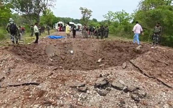 ده پولیس هند در اثر انفجار در ایالت چاتیسگر کشته شدند