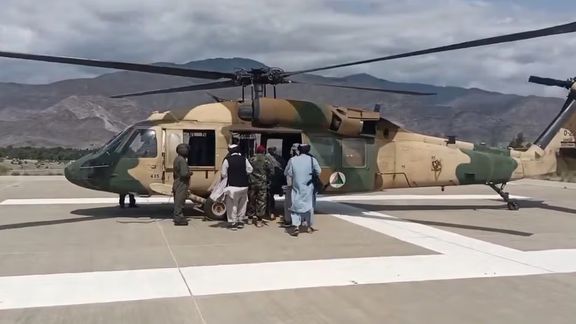 طالبان وایي، د زلزلهځپلو د ژغورنې په موخه یې په درېیو ورځو کې ۱۸۵ الوتنې کړې دي