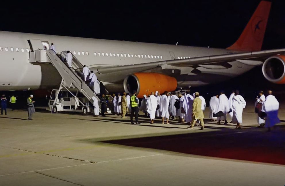 برنامه انتقال زائران افغان به عربستان از میدان هوایی قندهار آغاز شد