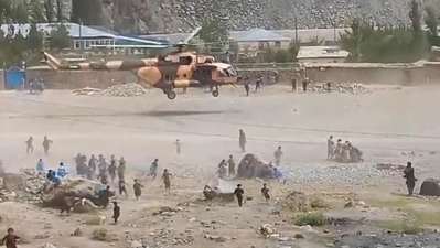 Taliban Helicopter ‘Shot Down’ By Fateh’s Fighters In Nusay District