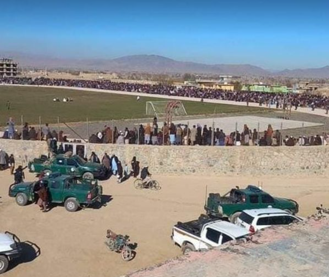 Taliban Flogs 12 People, Including 3 Women, At A Football Stadium in Afghanistan