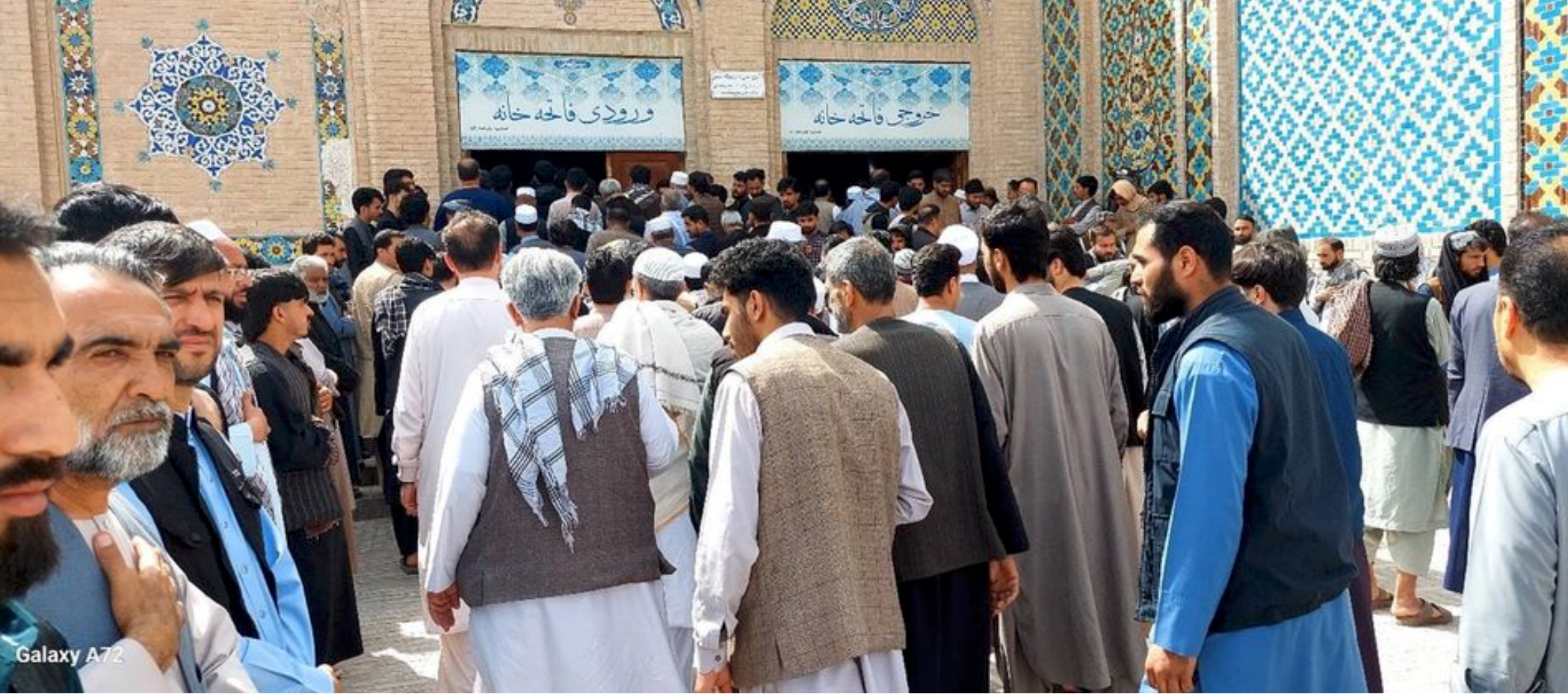 سني وګړو په هرات کې د شیعه قربانیانو لپاره د فاتحې مراسم ترسره کړل