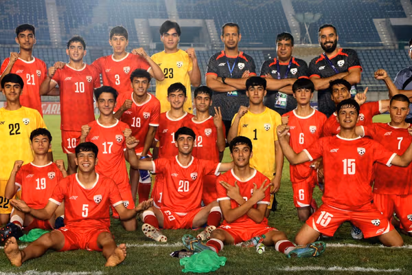 نخستین پیروزی تیم فوتبال زیر هفده سال افغانستان در مقدماتی جام آسیایی