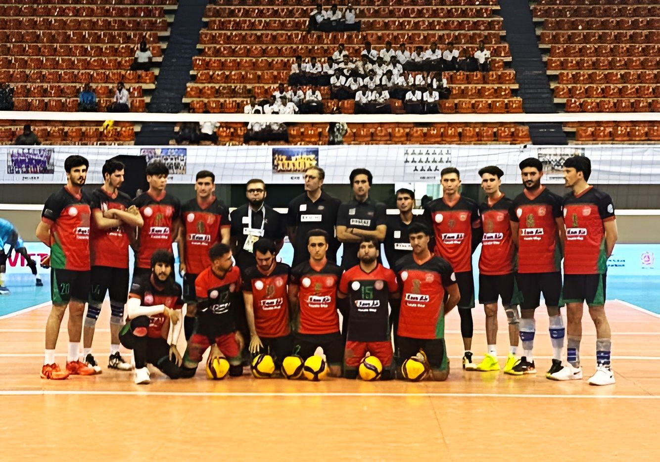 تیم ملی والیبال افغانستان در نخستین دیدار زون مرکز آسیا مقابل سریلانکا شکست خورد