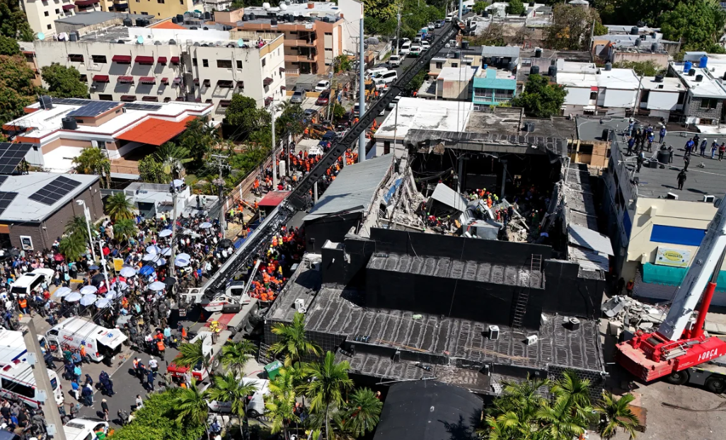 تعداد کشته‌های سانحه فروریختن سقف باشگاه شبانه در دومینیکا به ۱۸۴ نفر رسید