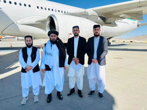 د طالبانو د ټولګټو وزارت یو پلاوی د ريلي همکاريو د پراختيا لپاره ایران ته لاړ