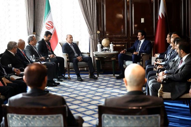 میانجی‌های قطری با هماهنگی امریکا دوباره به تهران بازگشتند