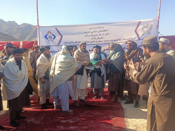 طالبانو په ننګرهار کې د راستنو شویو لپاره یو ځانګړي شوي ښارګوټي کې د ځمکو وېش پیل کړ