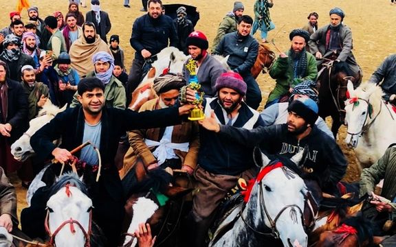 مسابقات بزکشی با اشتراک هشتاد چاپانداز در ولسوالی امام صاحب ولایت کندز برگزار شد