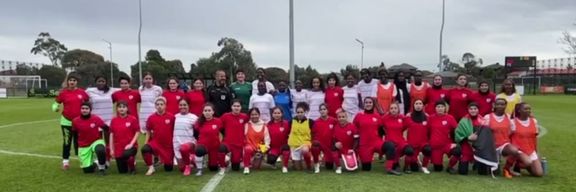 جام فوتبال امید استرالیا؛ تیم فوتبال زنان افغان با تیم منتخب افریقا مساوی کرد