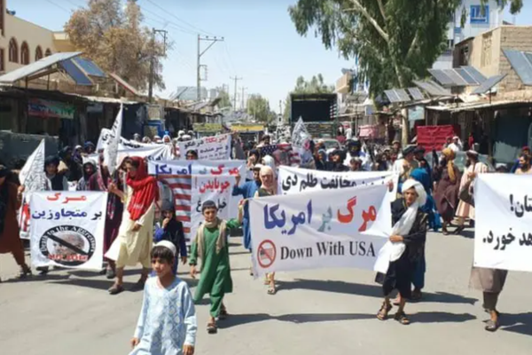 Taliban Holds Anti-US Demonstrations After al-Qaeda Leader Killed