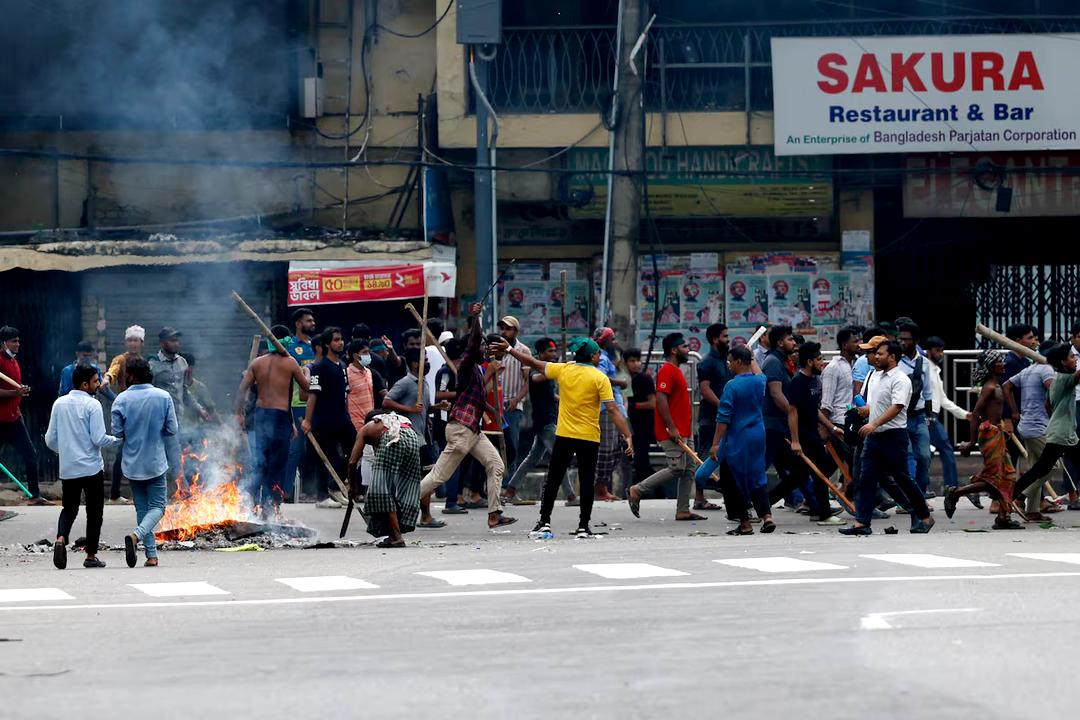 در ادامه ناآرامی‌ها در بنگلادش دستکم ۵۵ نفر کشته شدند