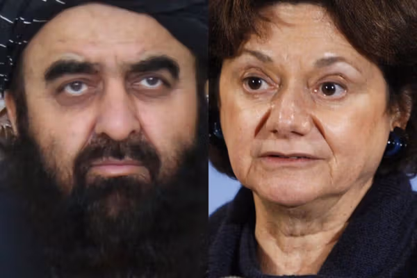 وزیر خارجه طالبان و معاون دبیرکل سازمان ملل گفتوگو کردند