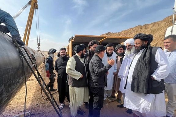 طالبان: د ټاپي پروژې دولس کیلومټره نل لیکه غځول شوې ده