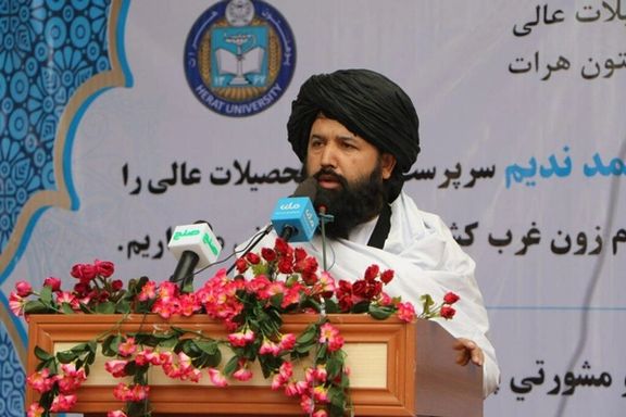 د طالبانو د لوړو زده کړو وزير: نړۍ زموږ سره تعامل نه کوي نو موږ يې هم غوښتنې نه شو منلی