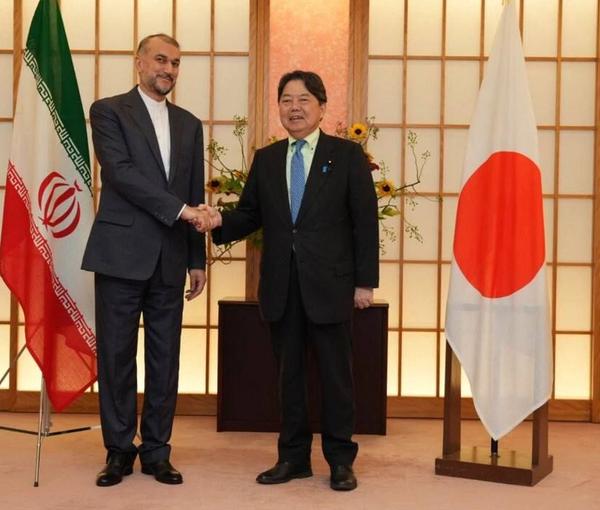 وزیر خارجه ایران در توکیو: هیچ‌گاه به روسیه پهپاد برای به‌کارگیری در جنگ اوکراین نداده‌ایم