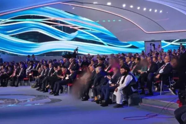 Media-Affiliated To Taliban Censors Images Of Women At Int’l Energy Exhibition in Russia