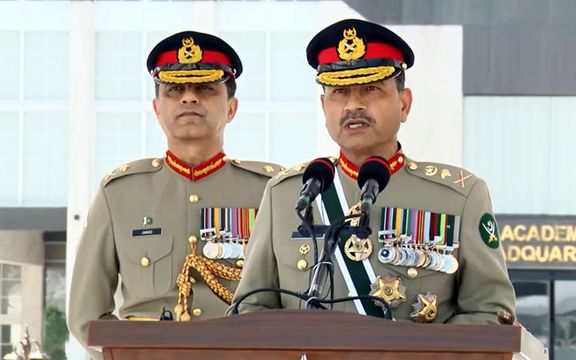 عاصم منیر: له کورنیو او بهرنیو ګواښونو سره مقابله کوو او پر وطن له هیچا سره سودا نه کوو