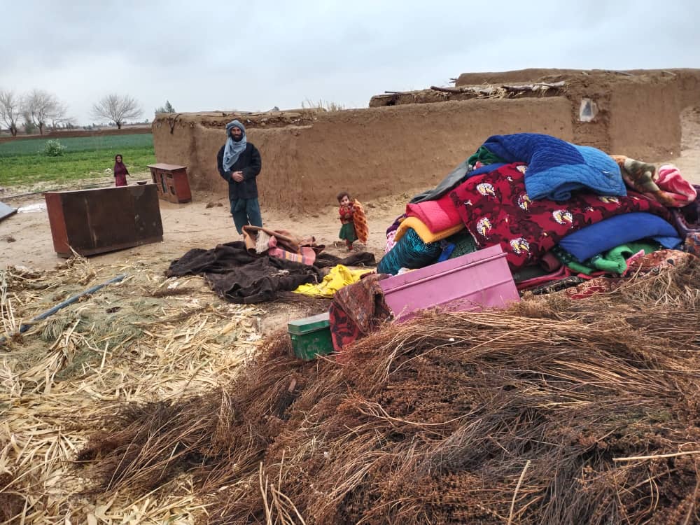 هشت نفر در هلمند بر اثر بارش برف و باران‌ جان باختند