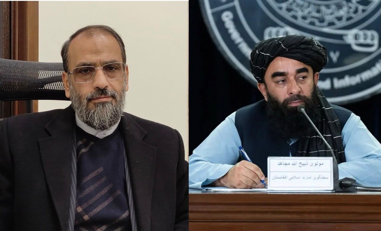 معاون سفیر ایران در قندهار با سخنگوی طالبان دیدار کرد