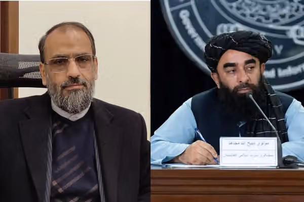 معاون سفیر ایران در قندهار با سخنگوی طالبان دیدار کرد