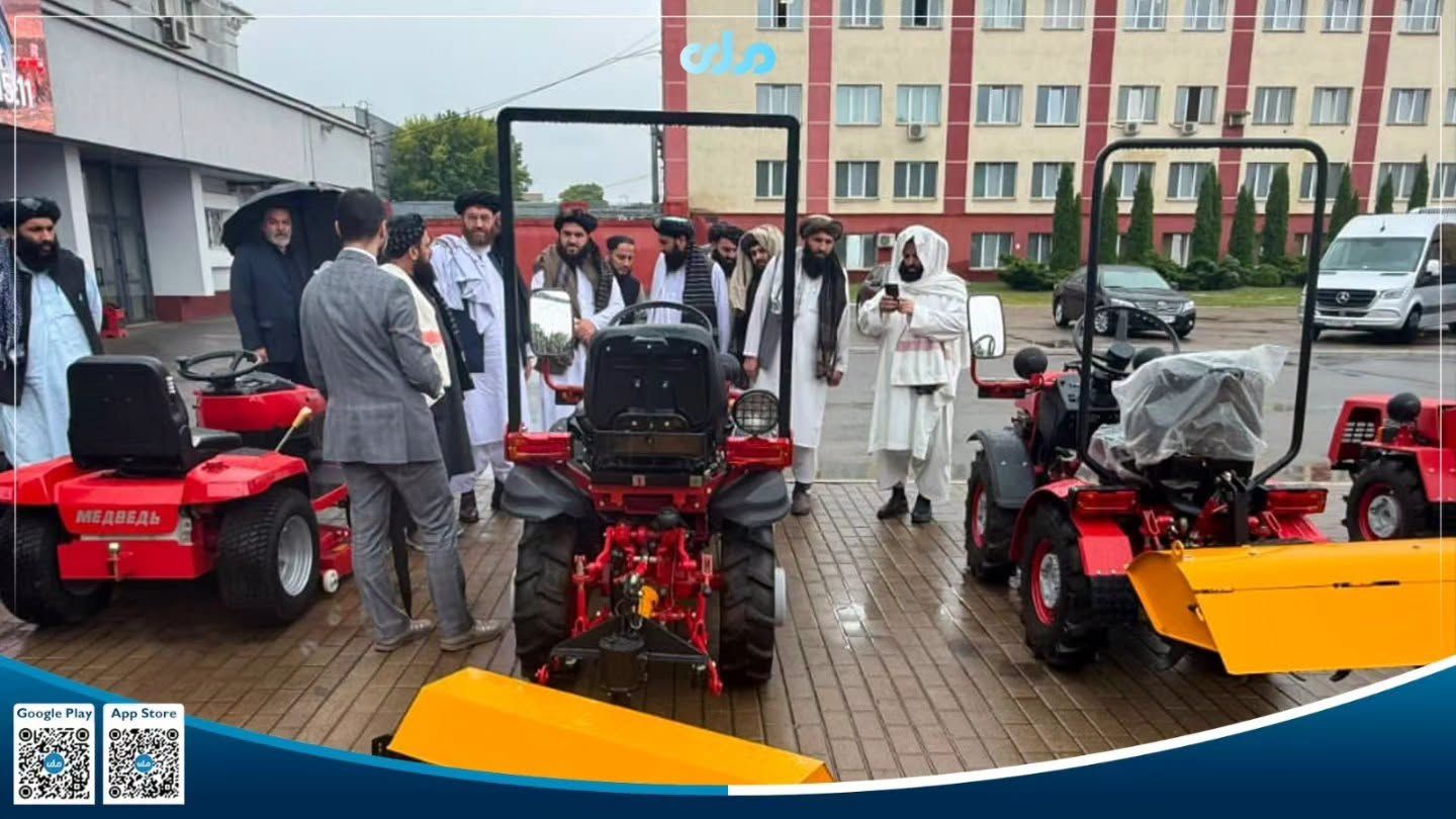 عطاالله عمری، وزیر زراعت، آبیاری و مالداری طالبان از بلاروس بازدید کرد. 