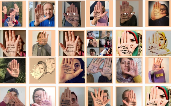 StandWithWomenInAfghanistan# کارزار اینترنتی حمایت از زنان افغانستان در شبکههای اجتماعی