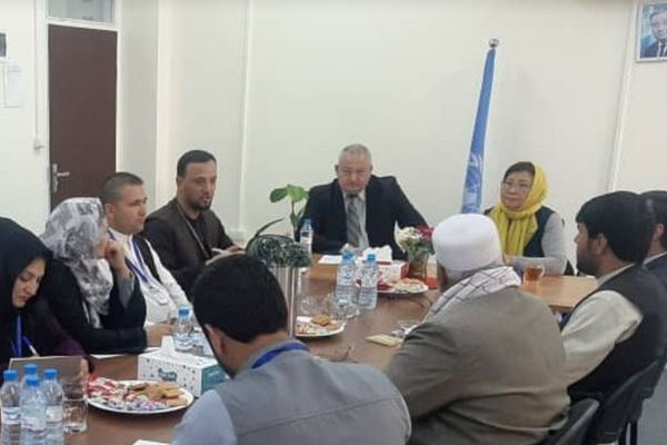 UN Special Representative for Afghanistan Visits Girls School in Kunduz