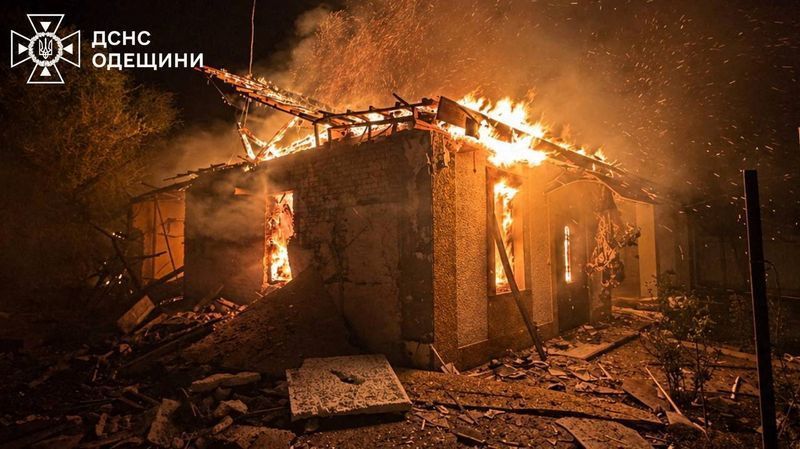 د اوکراین پر اوډیسا ښار د روسیې په ډرون بریدونو کې ۱۸ کسان ټپیان شوي