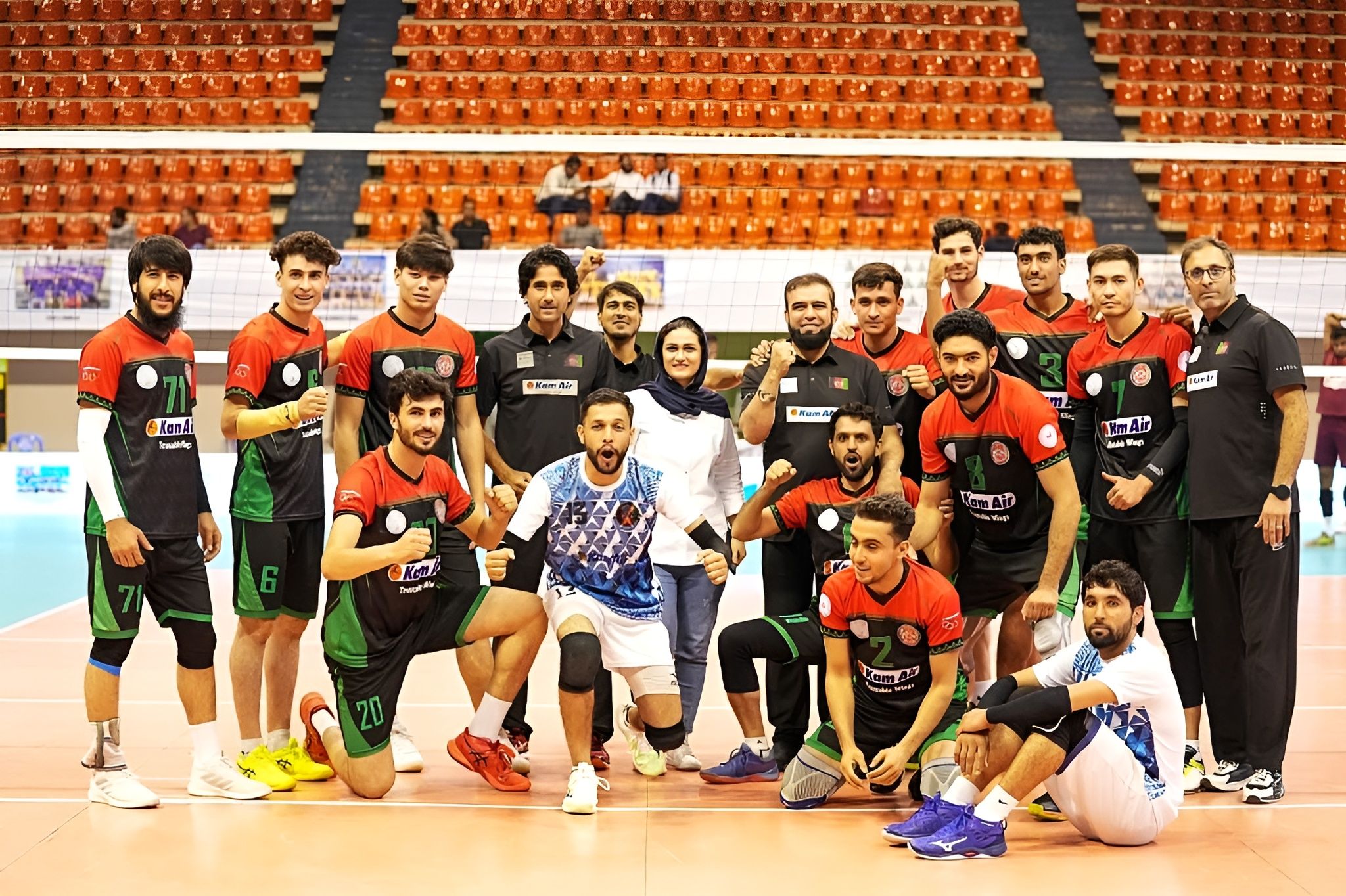 تاریخ‌سازی بلندقامتان؛ تیم ملی والیبال افغانستان به فینال زون مرکز آسیا راه یافت