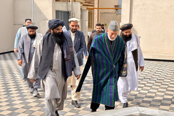 حامد کرزی به دیدار سراجالدین حقانی رفت