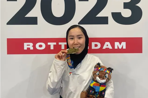 Afghan Refugee Girl Wins European Para Taekwondo Championship