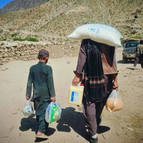 المساعدات الغذائية للأمم المتحدة في أفغانستان انخفضت بنسبة 80%