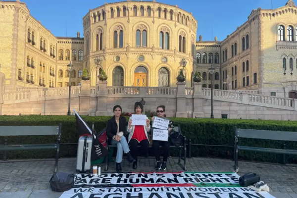Afghan Women on Hunger Strike in Oslo Call For Recognition of Taliban’s Gender Apartheid
