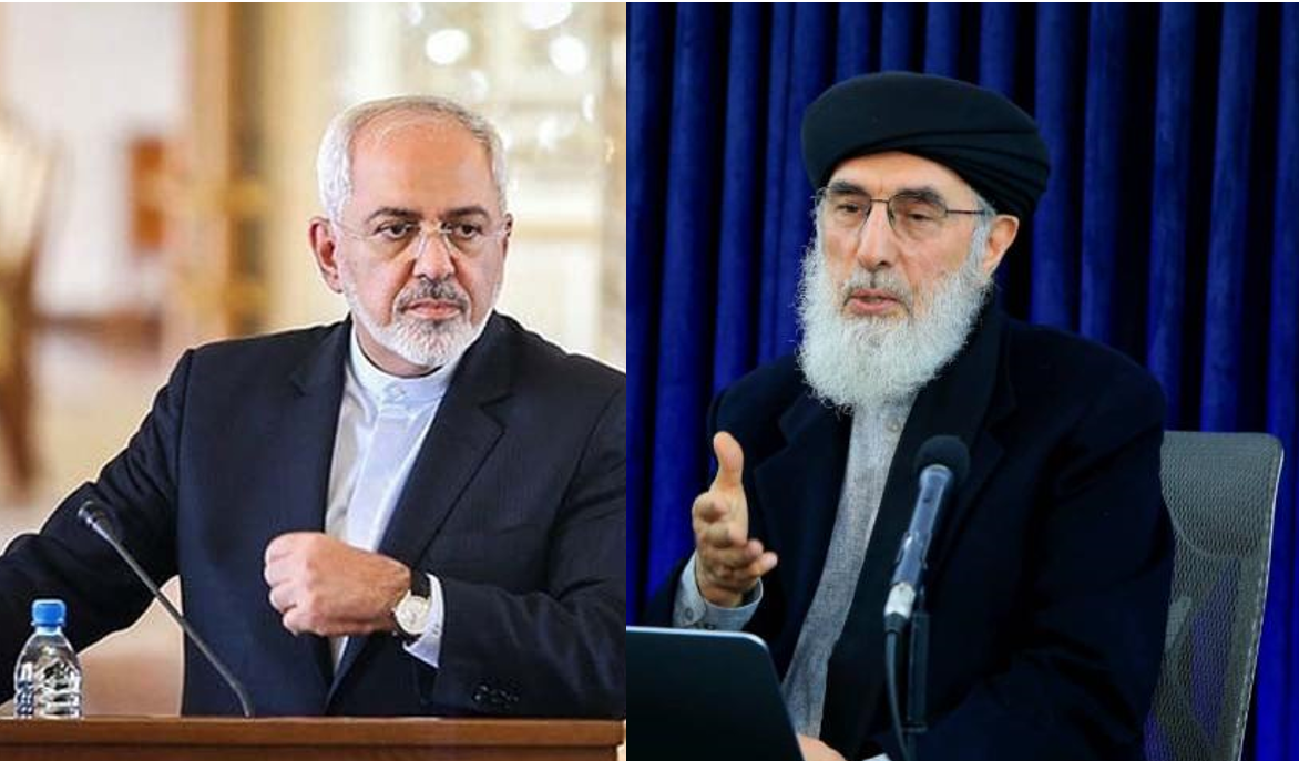 گلبدین حکمتیار: جواد ظریف دروغ محض می‌گوید