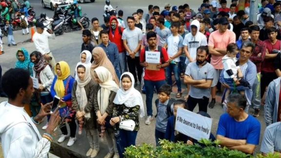 پناهجویان معترض افغان در اندونزیا: به سالها بیسرنوشتی پناهجویان پایان دهید