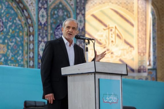 د ایران ولسمشر مسعود پزشکيان: د هېواد د پرمختګ لپاره مو پر خدای توکل کړی نه پر امریکا