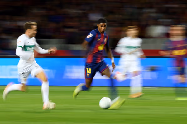 بازگشت بارسلونا به مسیر پیروزی در لالیگا با درخشش رشفورد