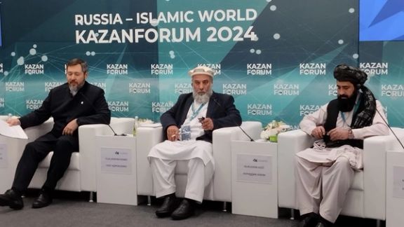 نمایندگان طالبان در مجمع اقتصادی 'روسیه-جهان اسلام' در شهر کازان شرکت کردند