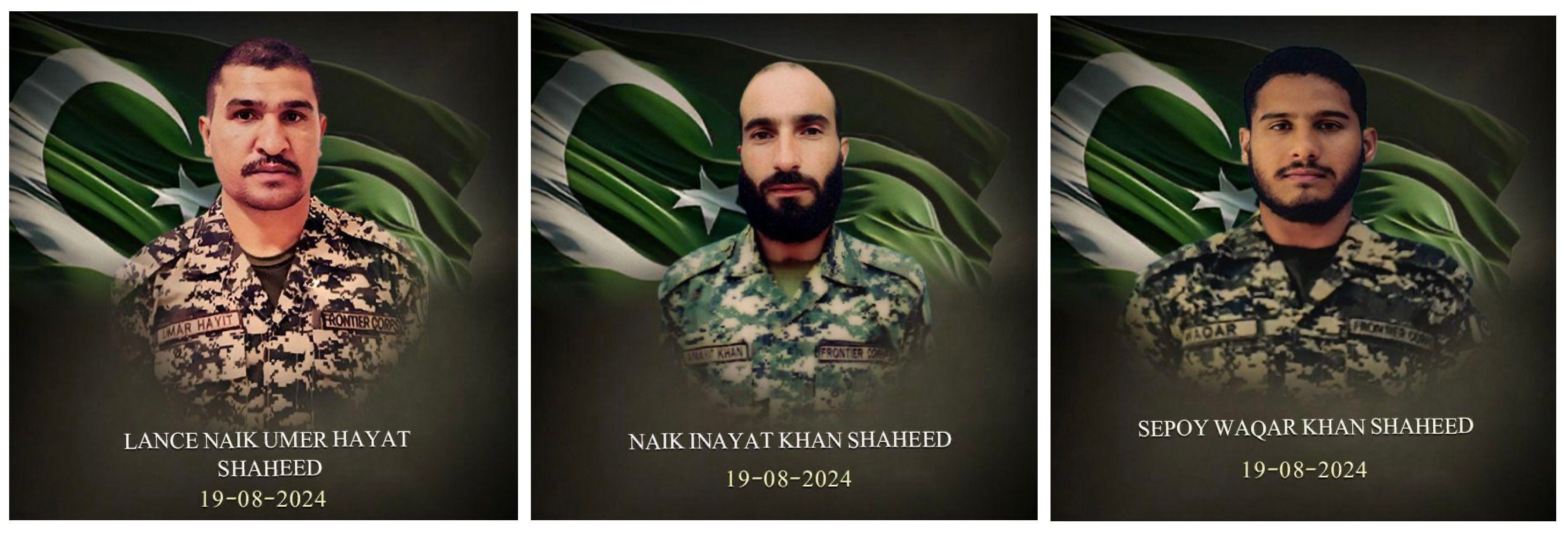 سه سرباز پاکستانی در درگیری با شبه‌نظامیان در منطقه هم‌مرز با افغانستان کشته شدند