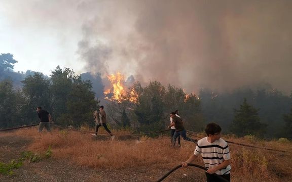 د ترکیې، یونان او البانیا ځنګلي اورونو پر وړاندې د اور وژنې هڅې لاهم روانې دي
