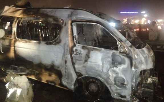 اسلام اباد کې د سورلۍ موټر دننه د ګاز ډبې چاودنې له امله درې مساپر مړه او دوه تپيان شوي