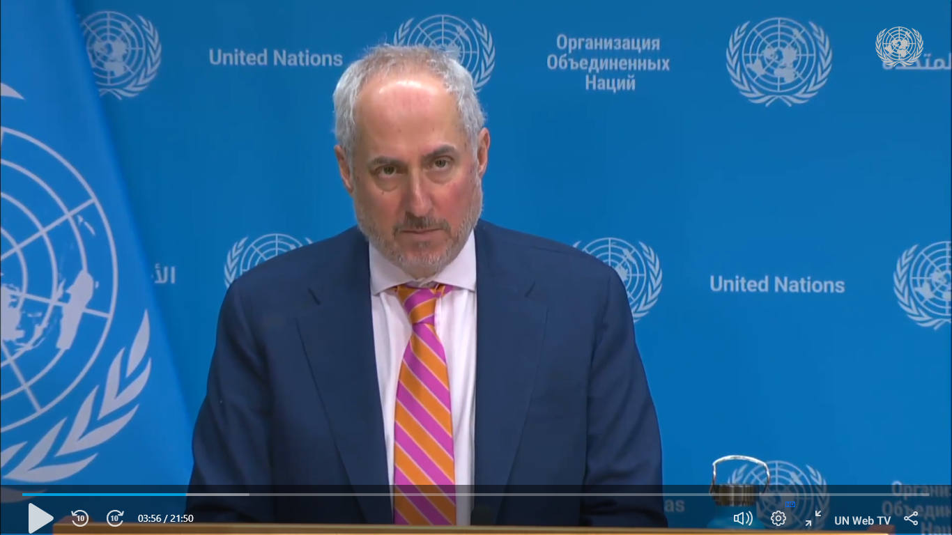 ملل متحد می‌گوید کار بر سر تعیین نماینده ويژه این سازمان برای افغانستان جریان دارد