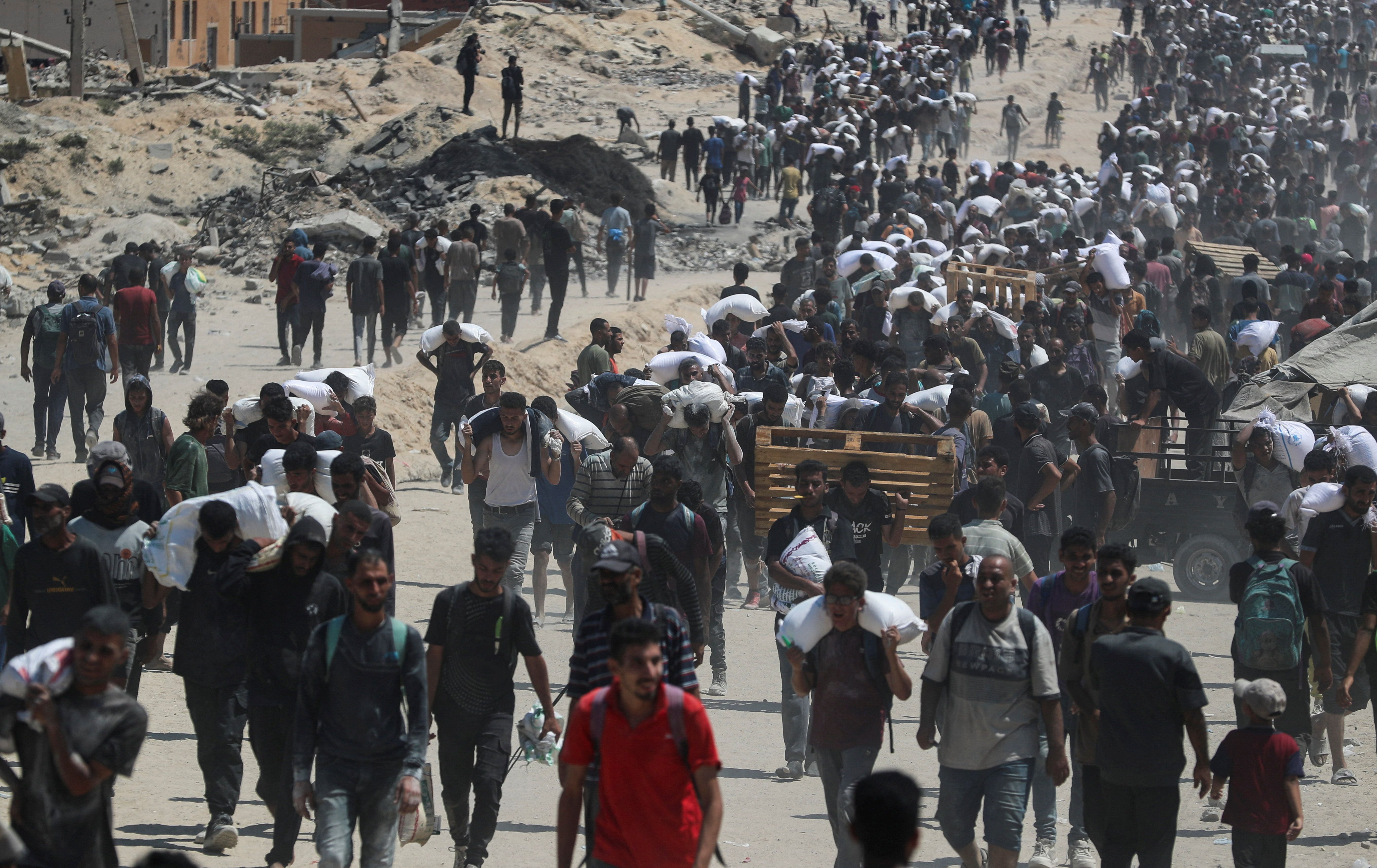 دونالد ترامپ: اسرائیل در برابر مردم گرسنه غزه مسئولیت دارد