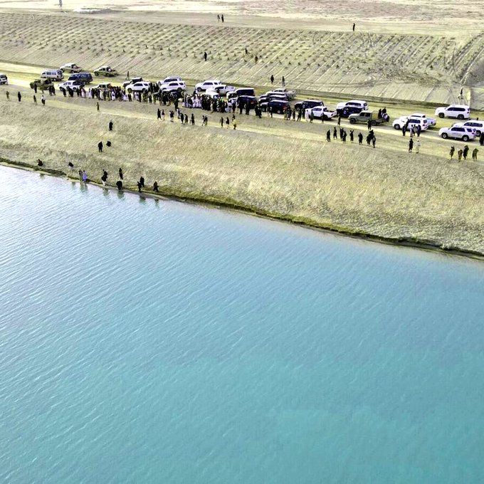 د شمالي ولایتونو د سفر لړۍ؛ د طالبانو مشر د قوشتېپې کانال او ریل پټلۍ پروژو ته ورغلی دی