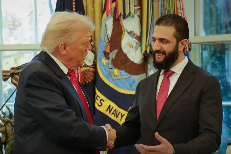 به دور از چشم رسانه‌ها، الشرع برای دیدار با ترامپ به کاخ سفید رفت