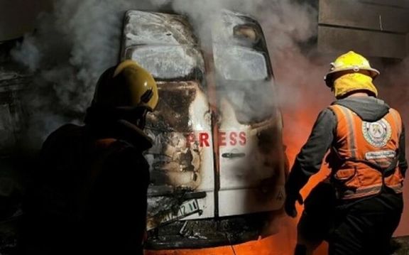 پر غزې د اسراییل په بریدونو کې د پنځو خبریالانو په ګډون ۱۰ تنه وژل شوي دي