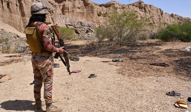 د پاکستان پوځ وايي په بلوچستان ایالت کې یې د ایران پولې ته نږدې څلور وسله‌وال وژلي دي